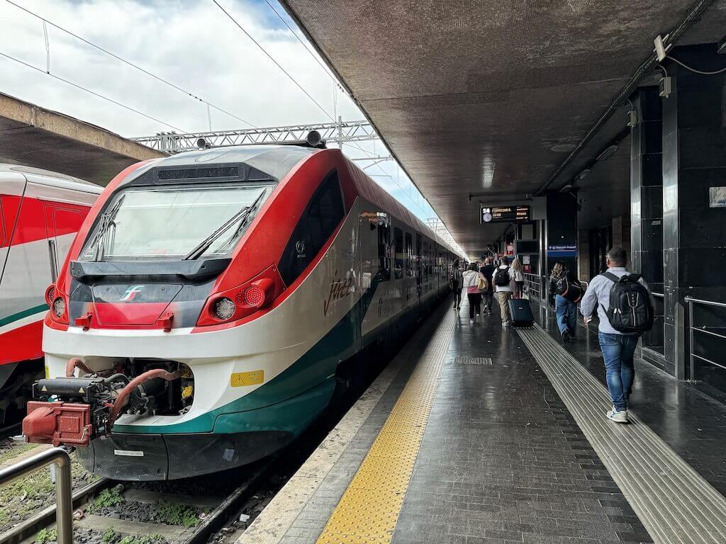 train at Termini station