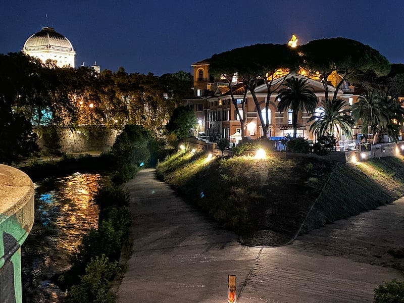 Tiber island