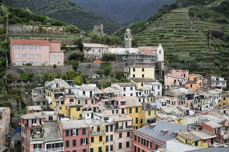 Views from Doria Castle in Vernazza