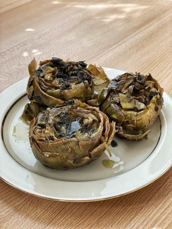 Carciofi alla Romana