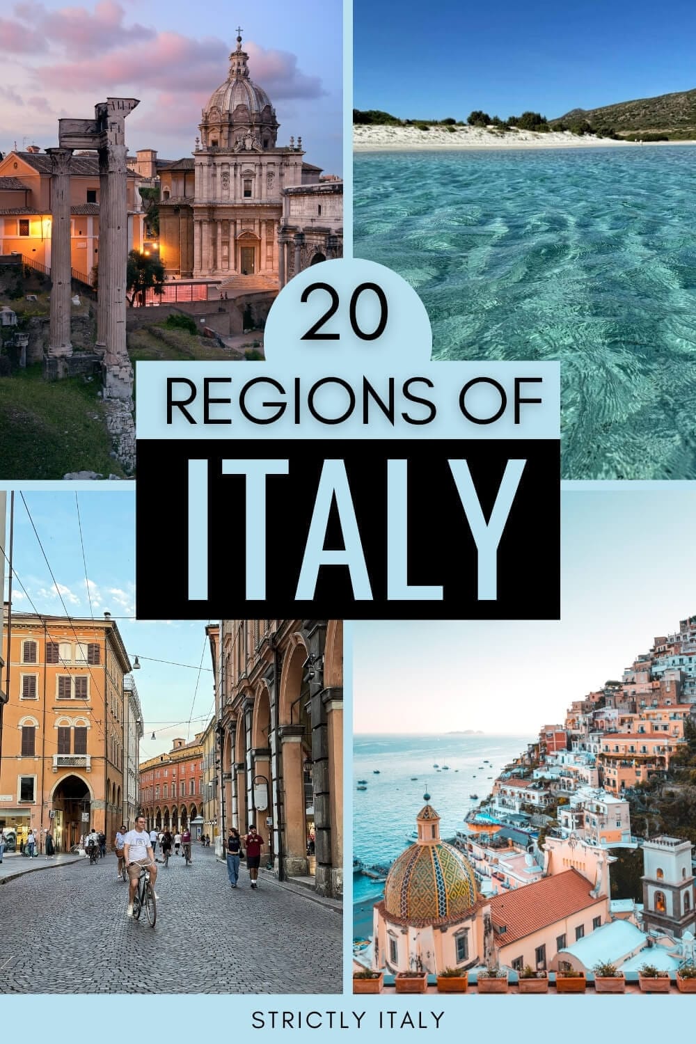 Here are the 20 regions of Italy - via @strictlyitaly