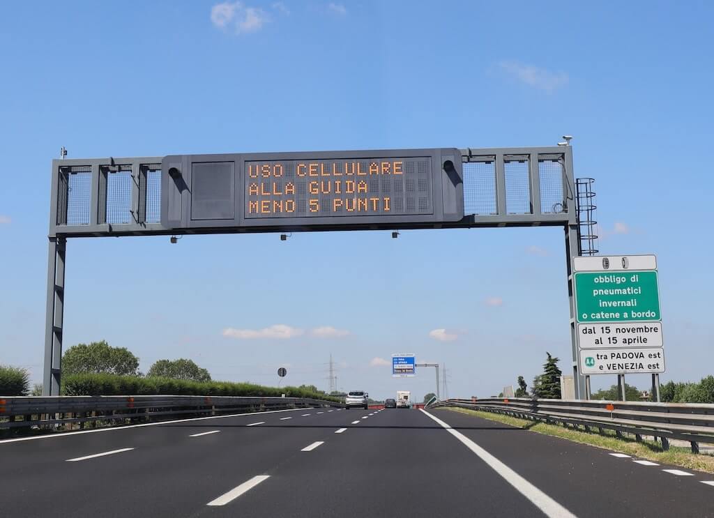 toll roads in Italy