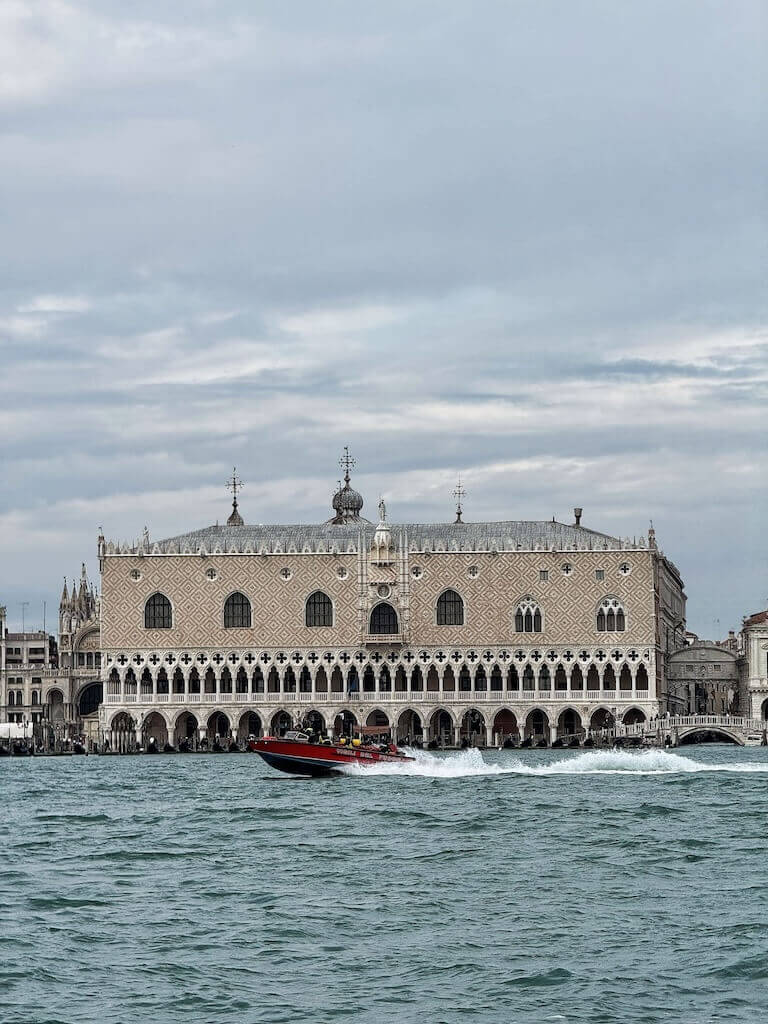 Doge's Palace as seen from the Vaporetto