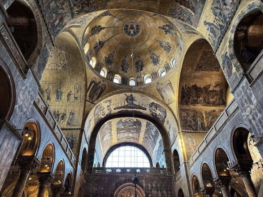 Inside St. Mark's Basilica