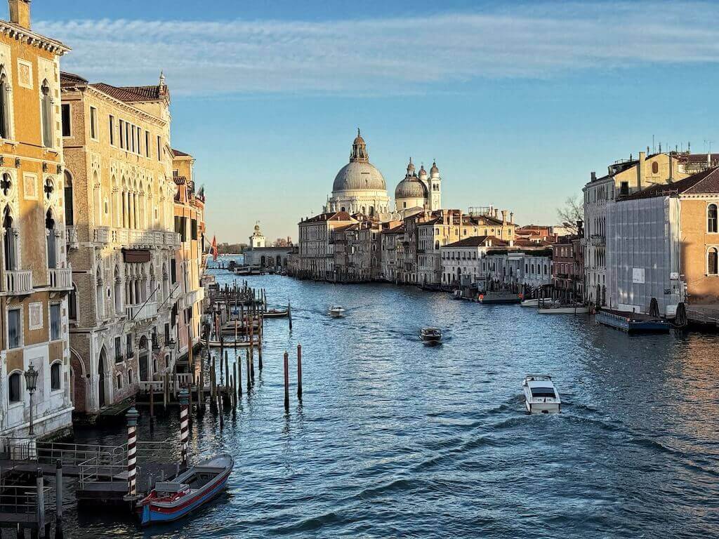 View of the Grand Canal from Ponte dell'Accademia