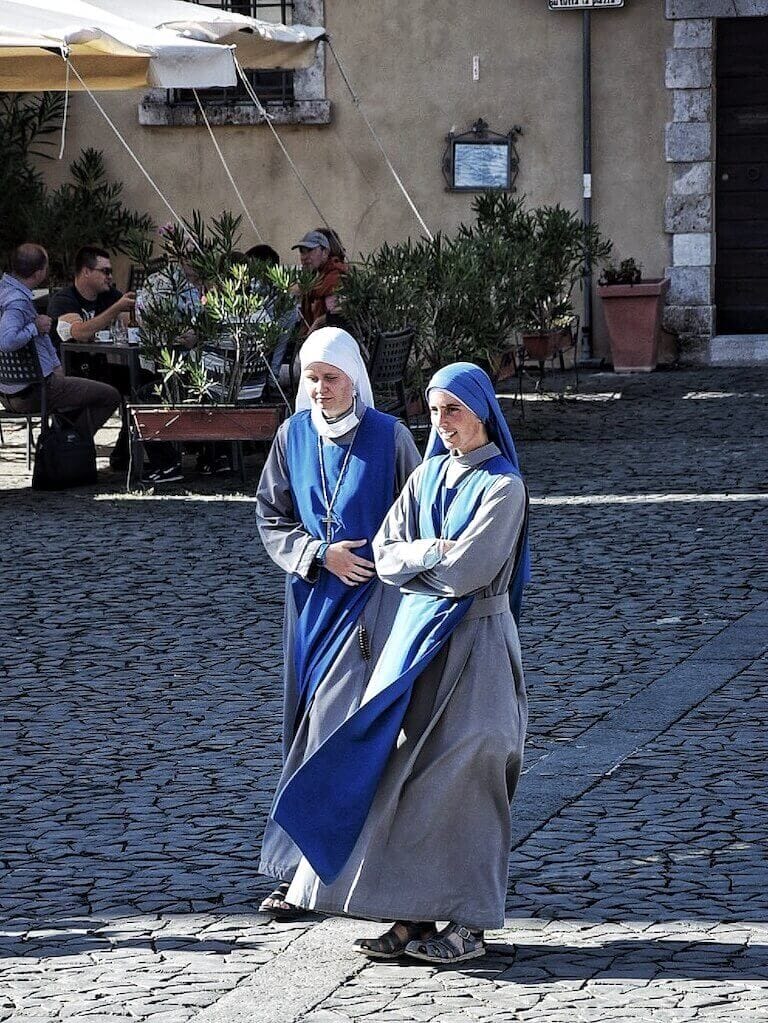 nuns in Orvieto