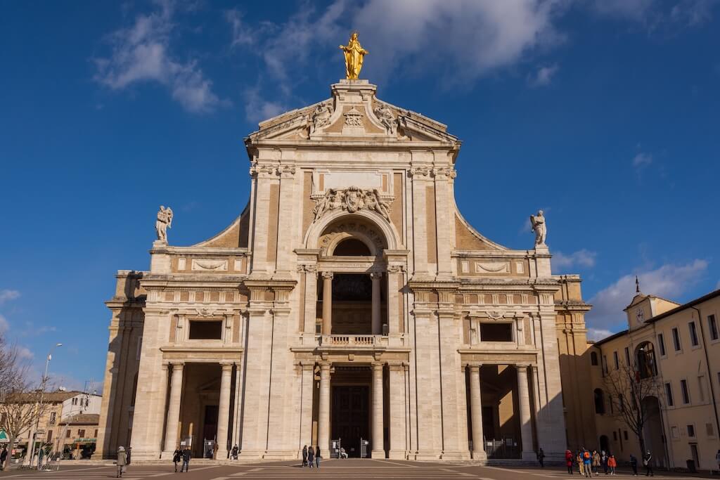 Santa Maria degli Angeli church in Assisi.