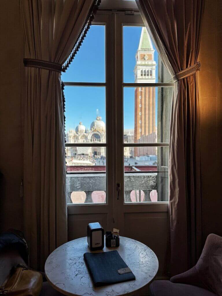 Impressive views from the café of Museo Correr in Venice