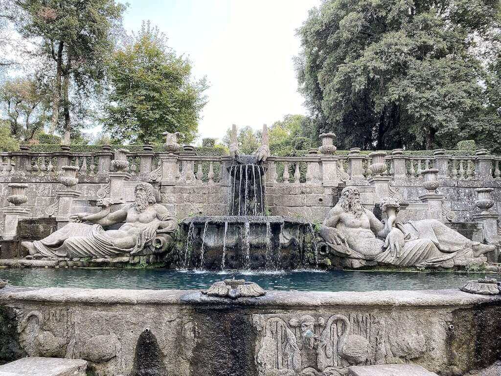 The gardens of Villa Lante in Bagnaia
