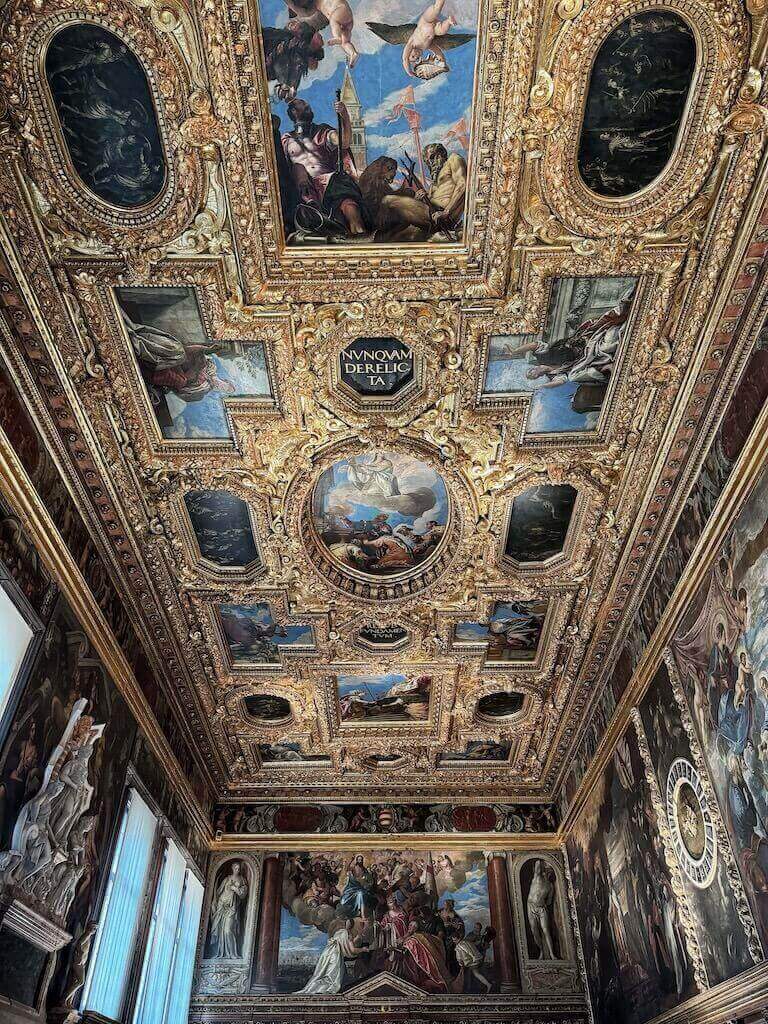Chamber of the Scrutinio Doge's Palace Venice