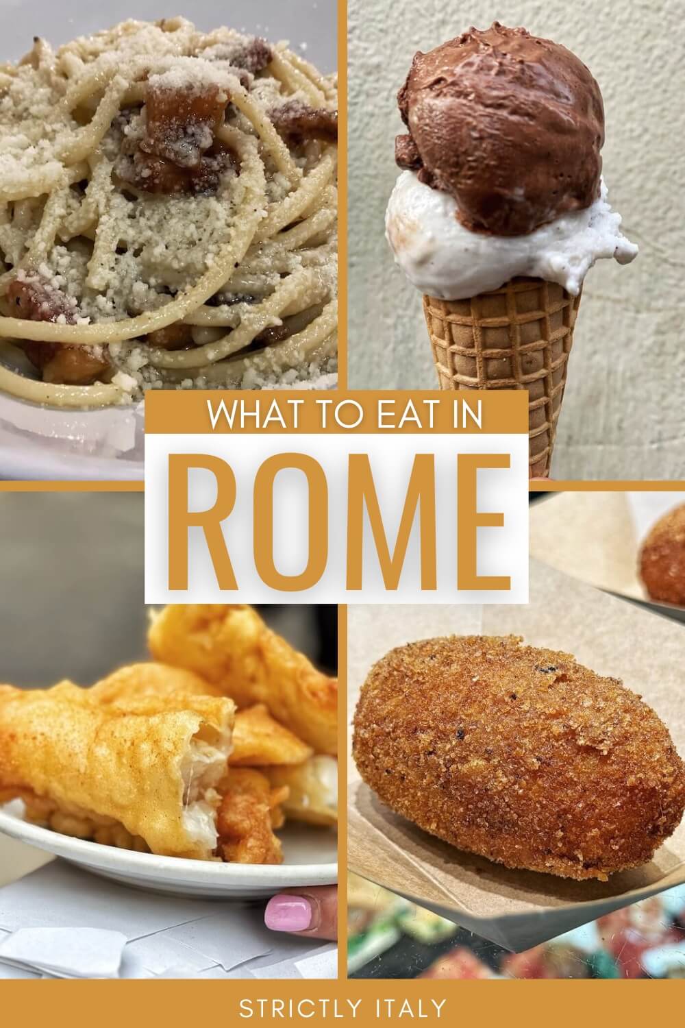 Here is what to eat in Rome - via @strictlyitaly