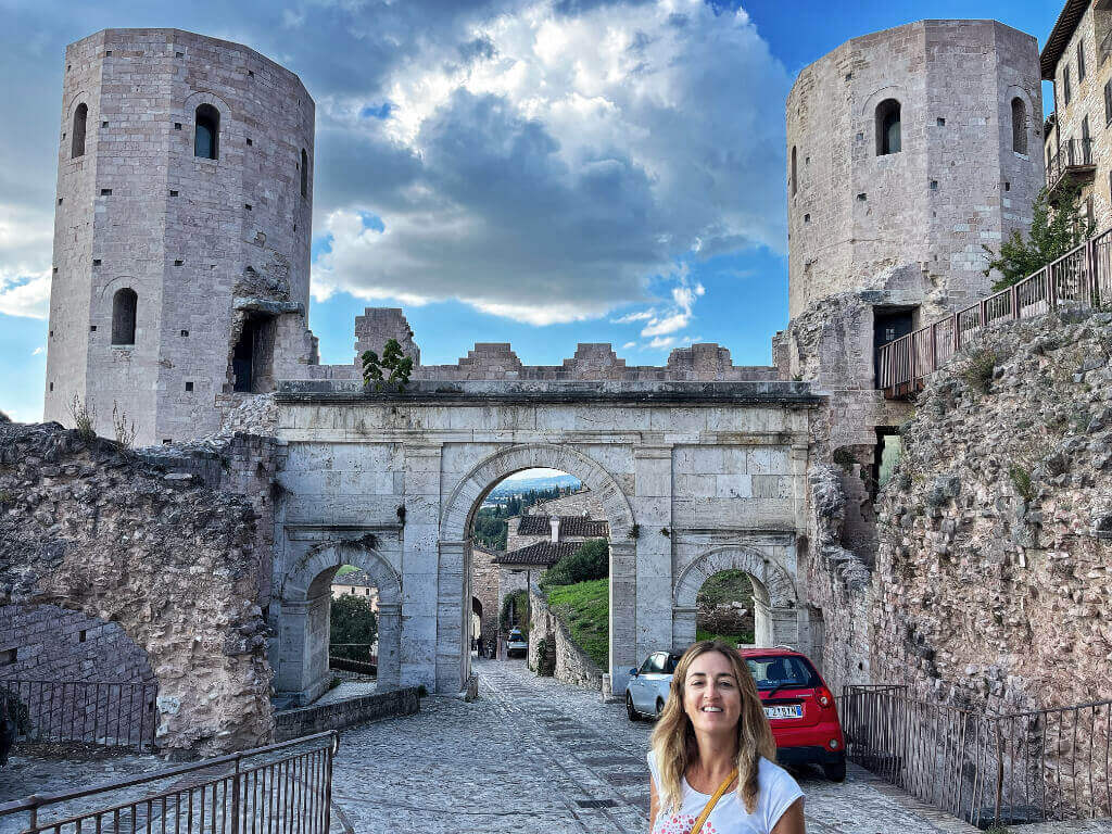 At Venus Gate in Spello.