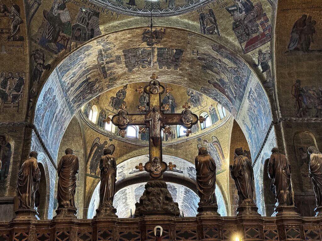 Inside St. Mark's Basilica