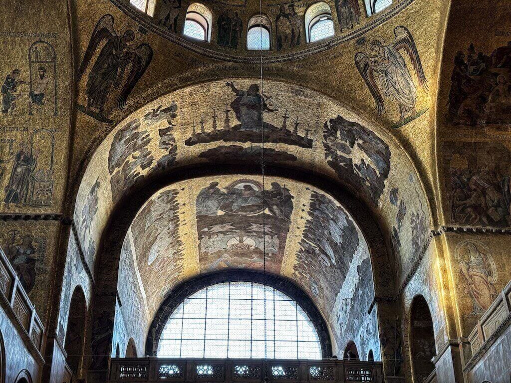 Inside Saint Mark's Basilica