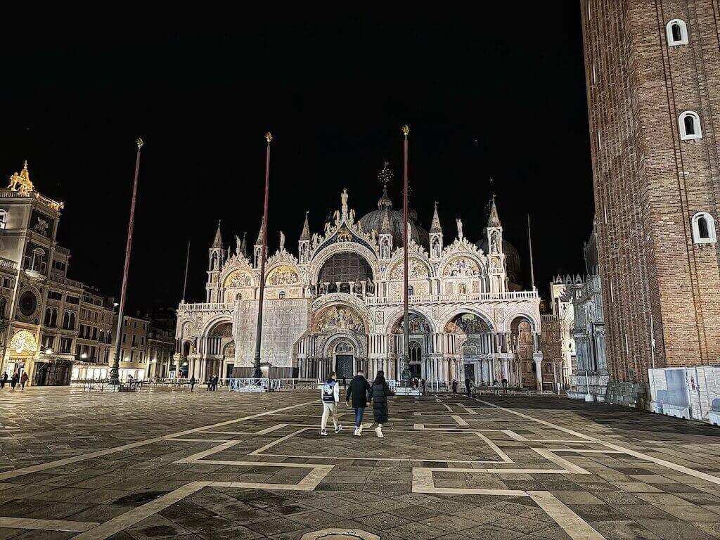 St. Mark's Square at night