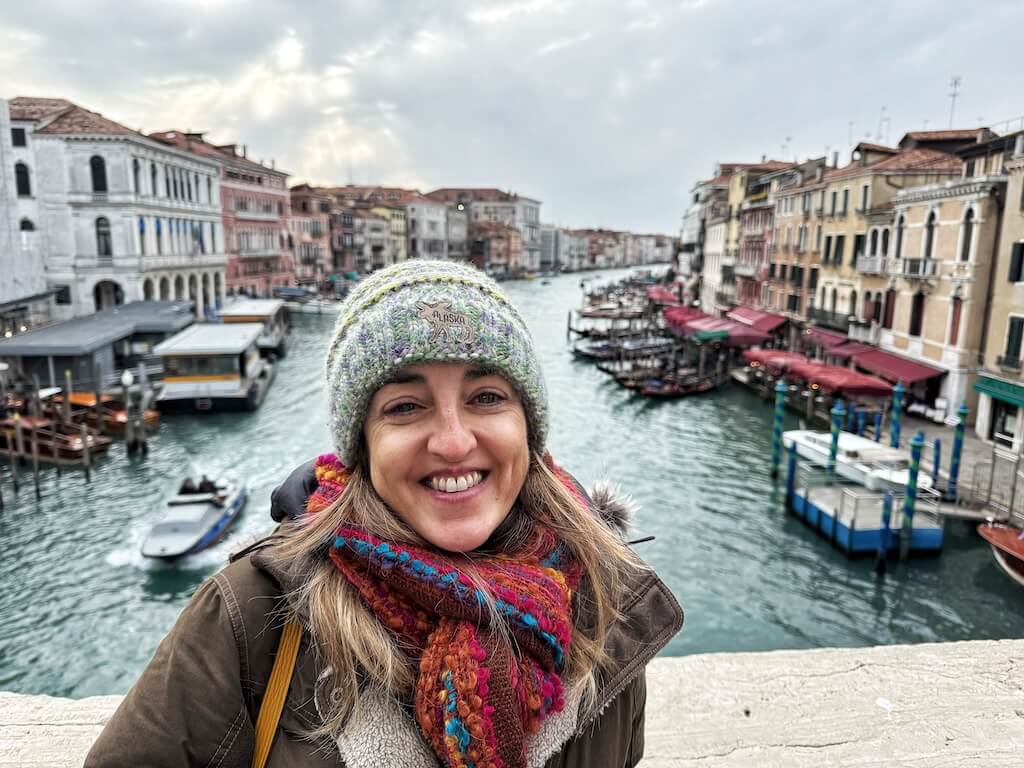 Views of Venice from Rialto Bridge