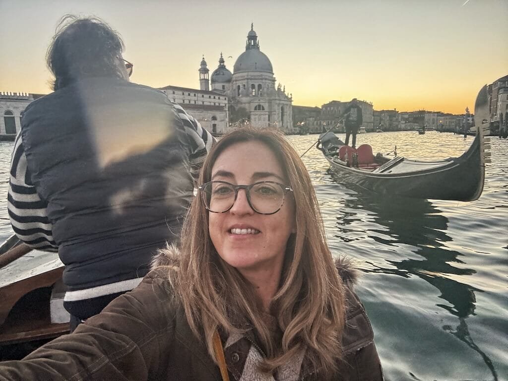 Gondola ride in Venice