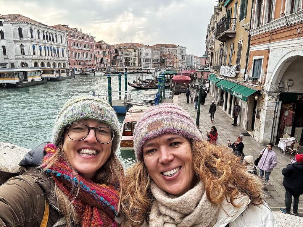 With Jurga in Venice
