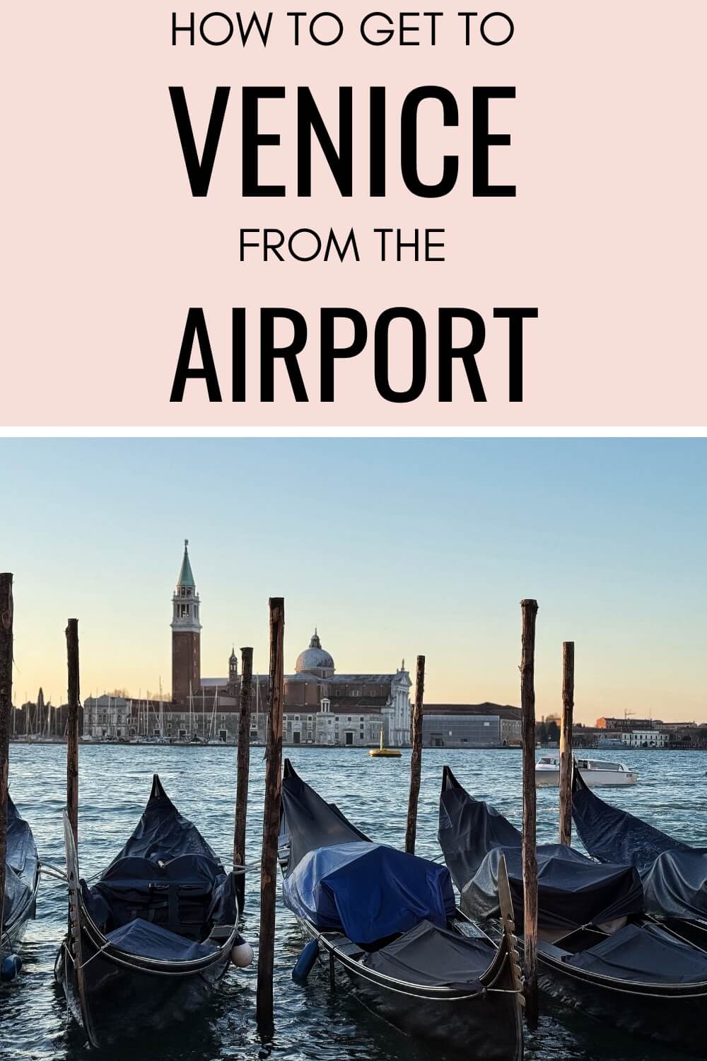 Here's how to get from Marco Polo Airport to Venice - via @strictlyitaly