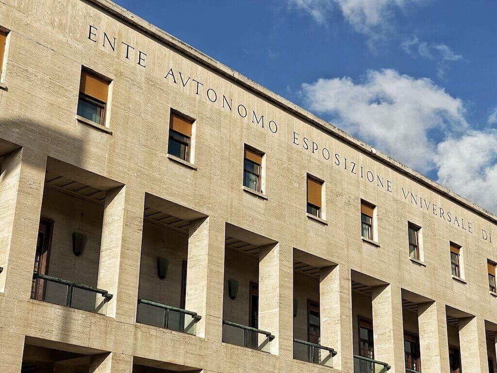 Rationalist architecture in the EUR district
