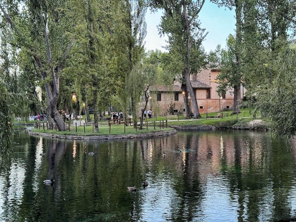A peaceful moment at the Fonti del Clitunno