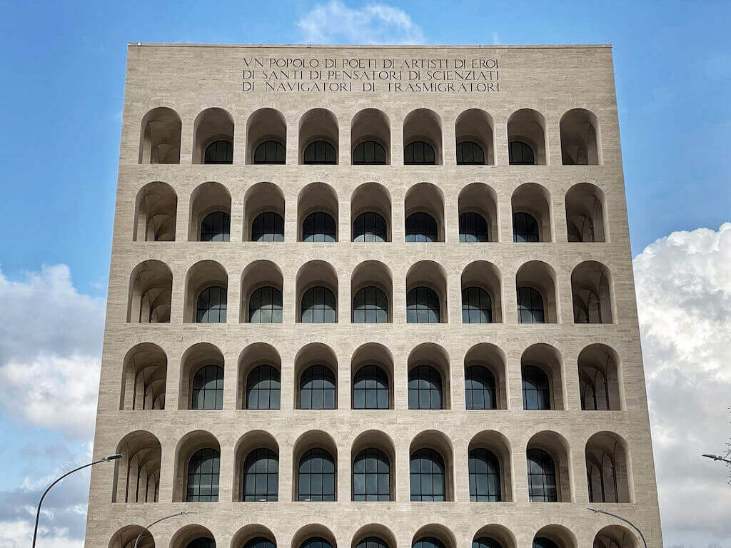 EUR Rome Palazzo della Civiltà Italiana