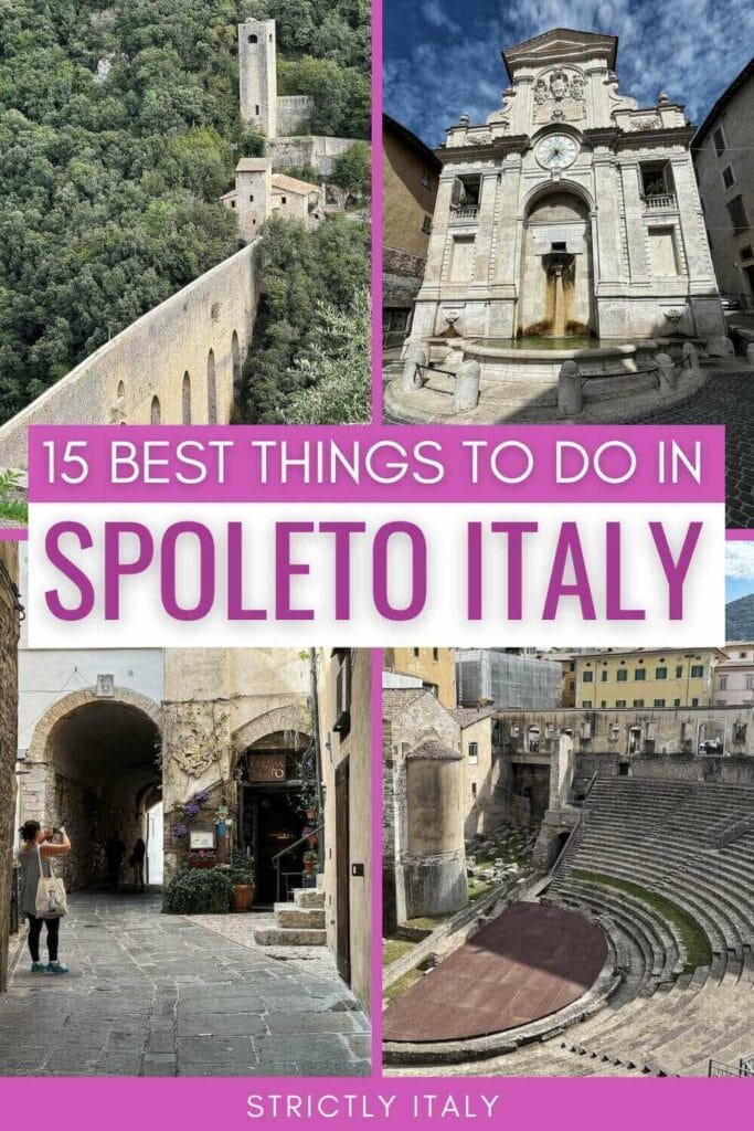 Here are the best things to do in Spoleto Italy - via @strictlyitaly