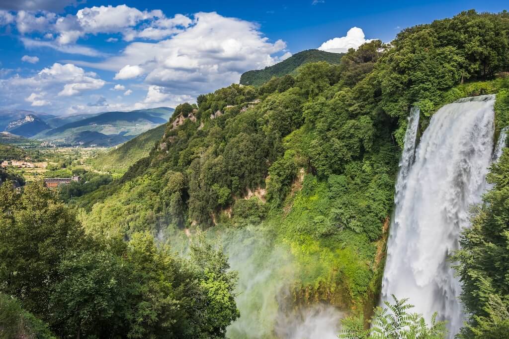 Cascata delle Marmore, one of the most beautiful places to visit in Umbria.