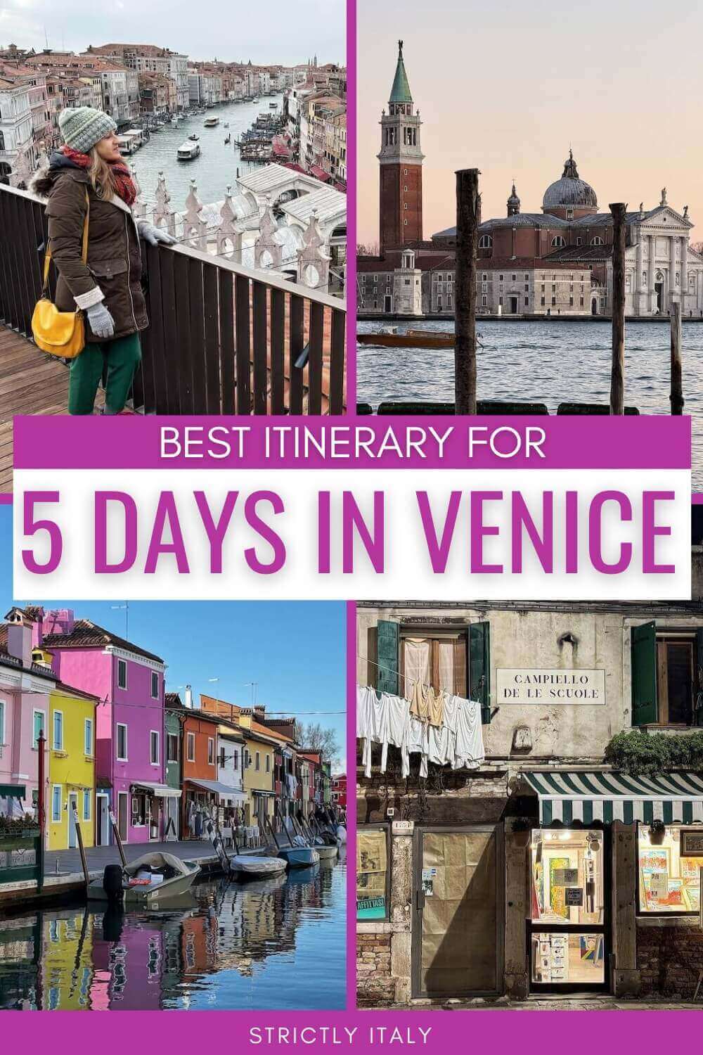 Discover how to make the most of Venice in 5 days - via @strictlyitaly