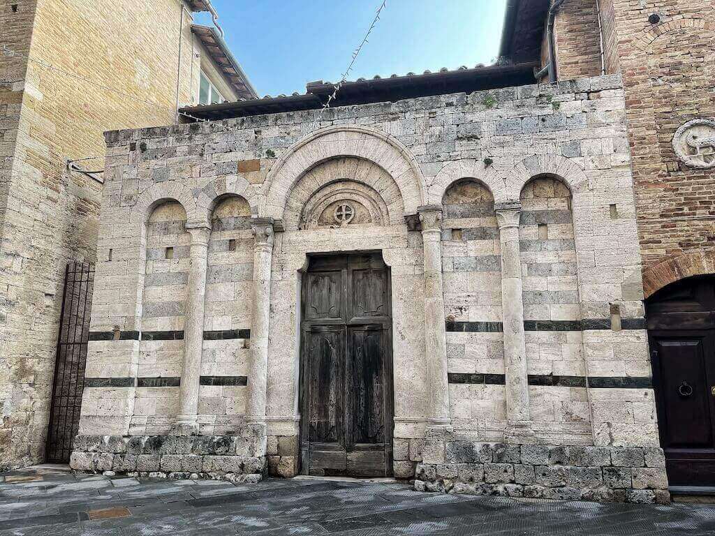 Building in San Gimignano.