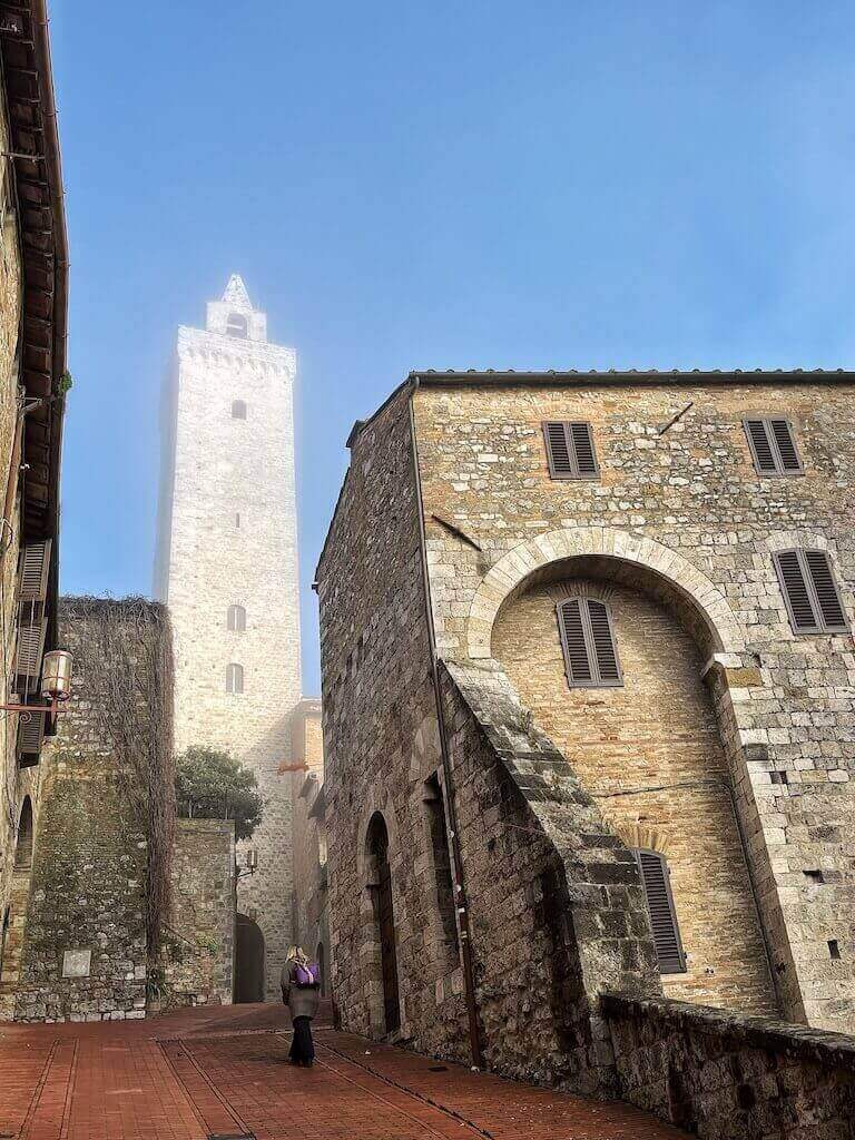 The iconic Torre Grossa is one of the places to see in San Gimignano.