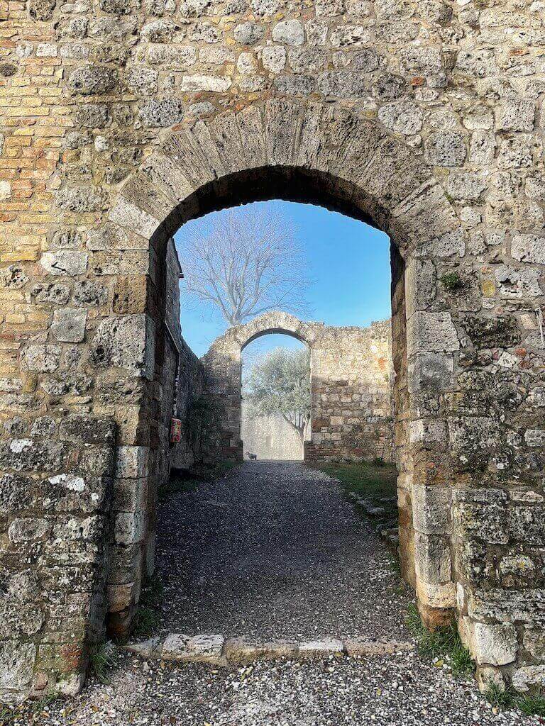 One of the gates of San Gimignano.