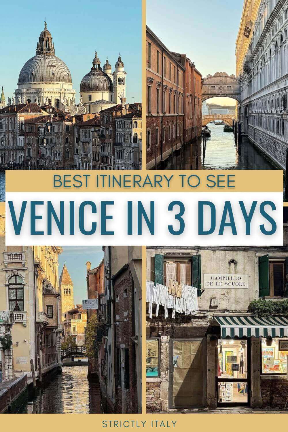 Here's how to make the most of Venice in 3 days -via @strictlyitaly