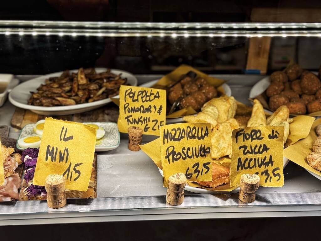 Picking the perfect cicchetti for lunch