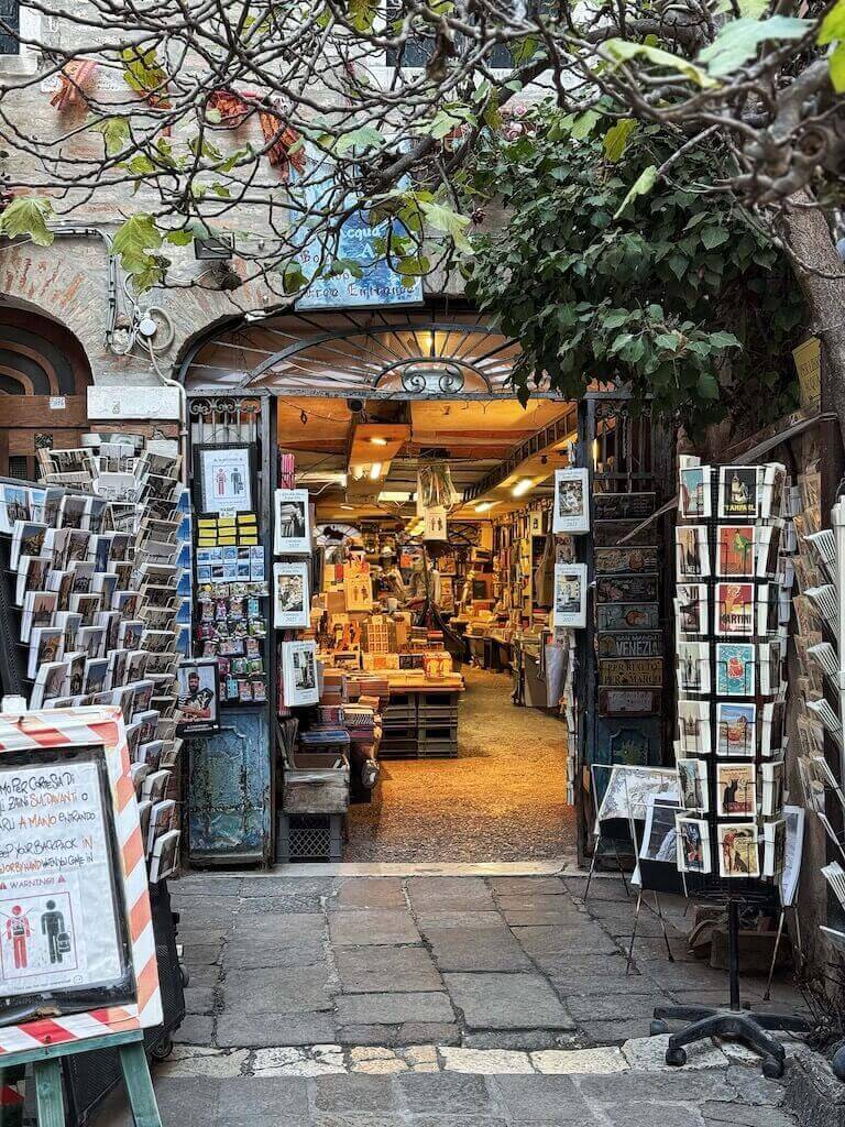 Libreria Acqua Alta in Venice