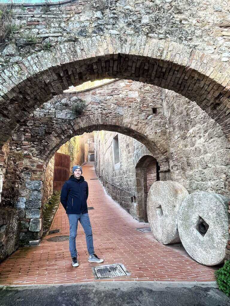 Somewhere in San Gimignano.