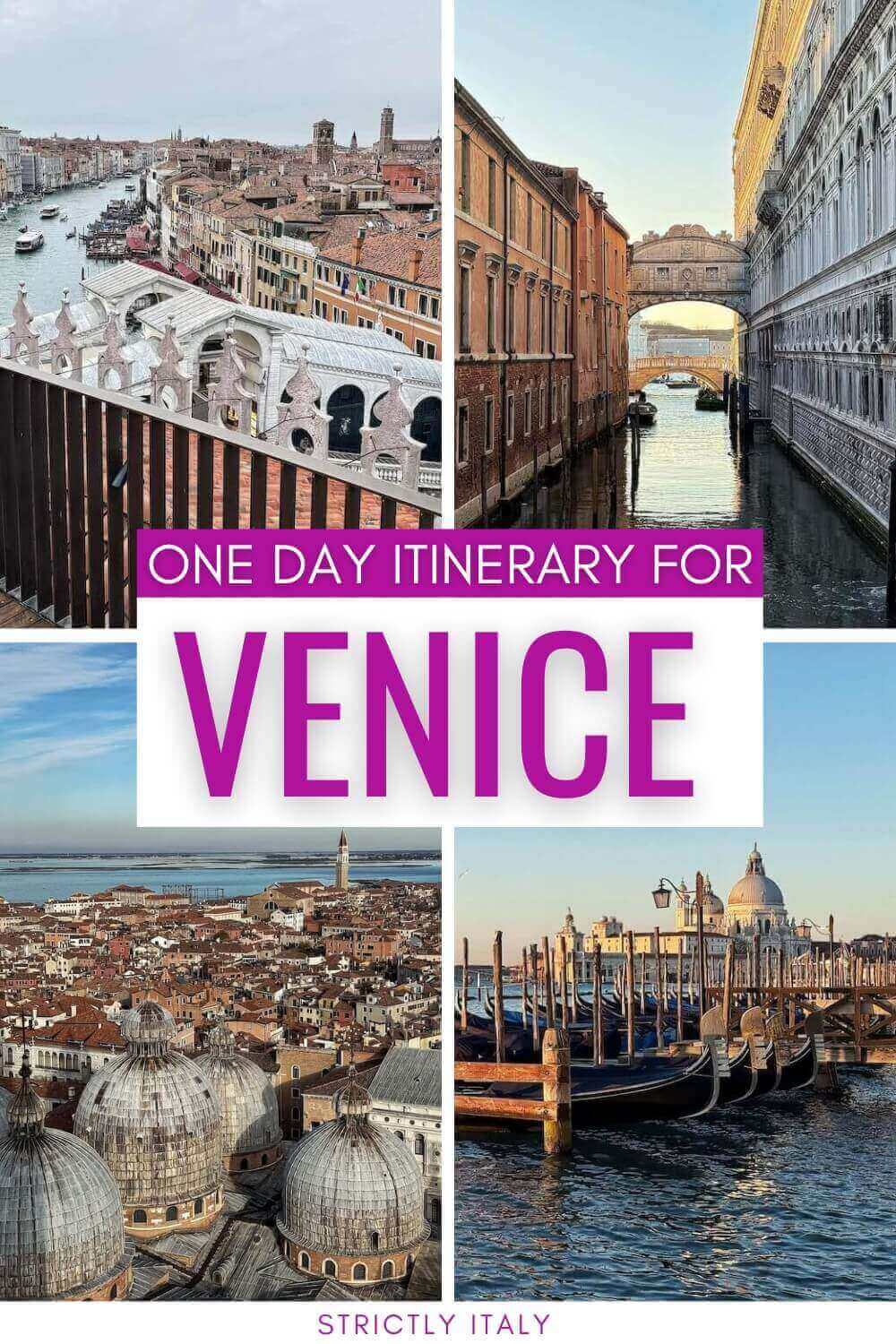 Here's how to make the most of Venice in a day - via @strictlyitaly