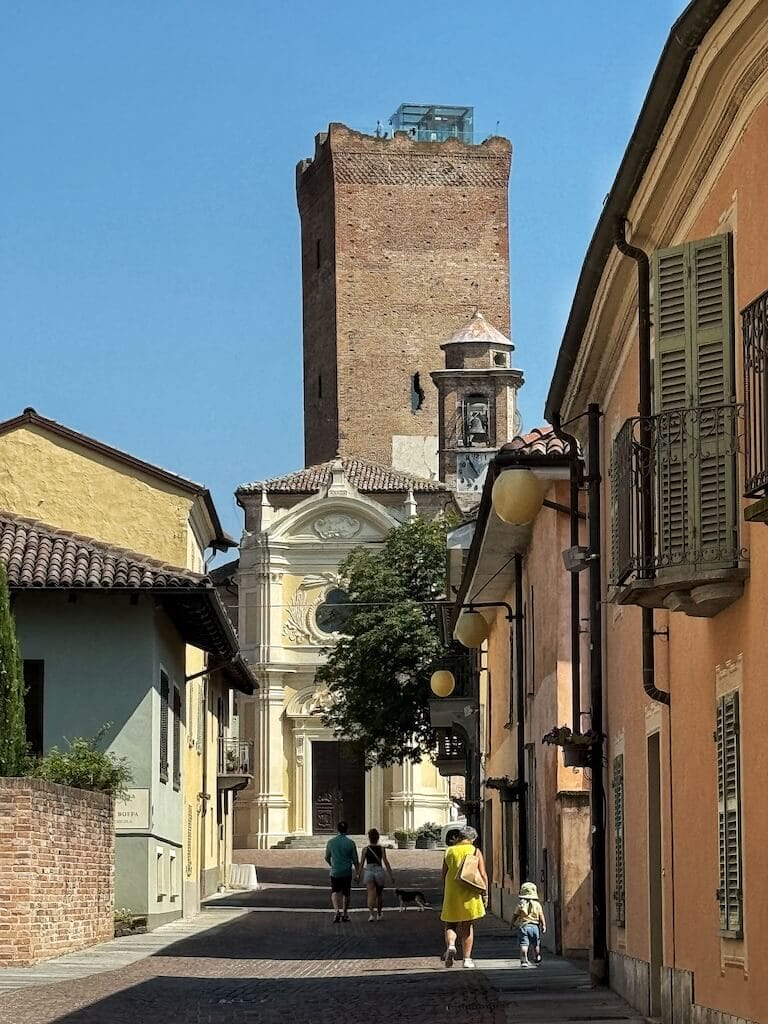 Barbaresco Tower in Barbaresco.