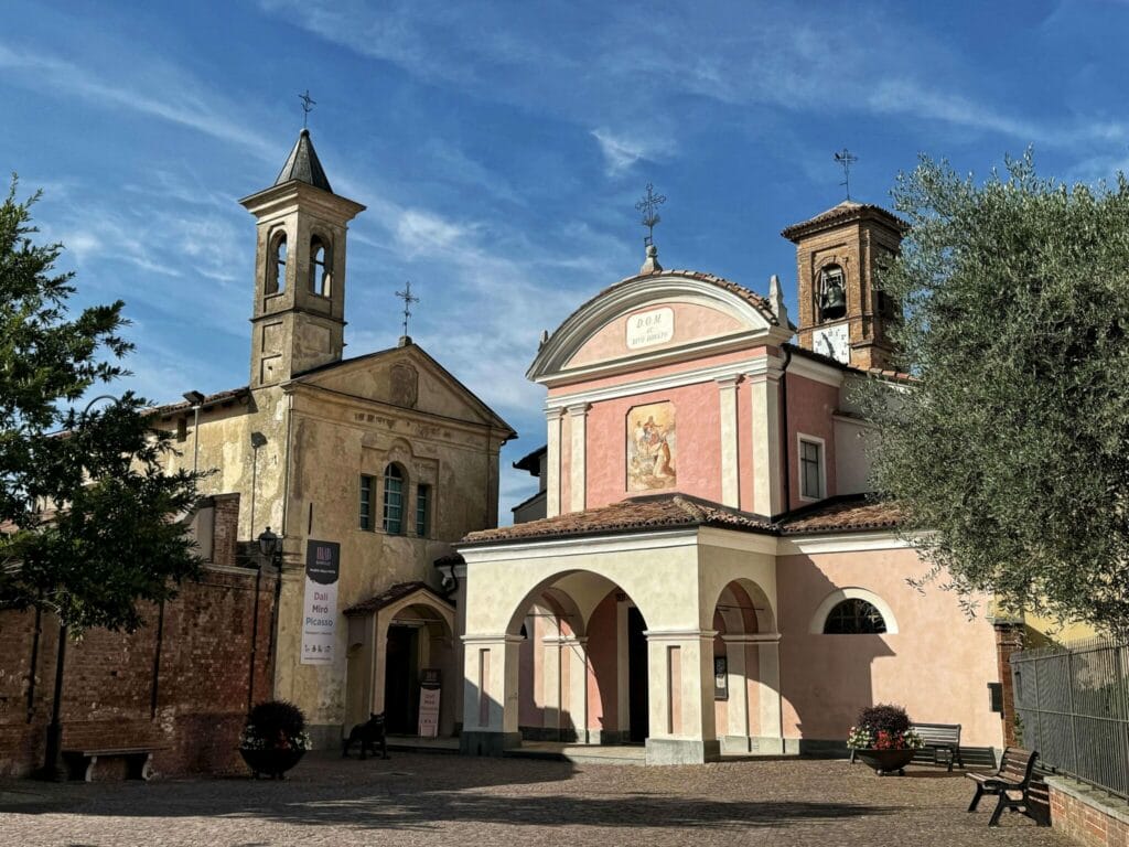 Historical center of Barolo Langhe.
