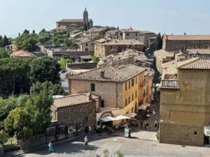 Montalcino as seen from the Montalcino Fortress.