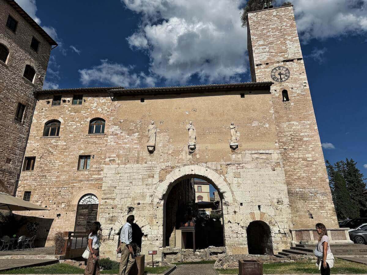 Porta Consolare in Spello Umbria.