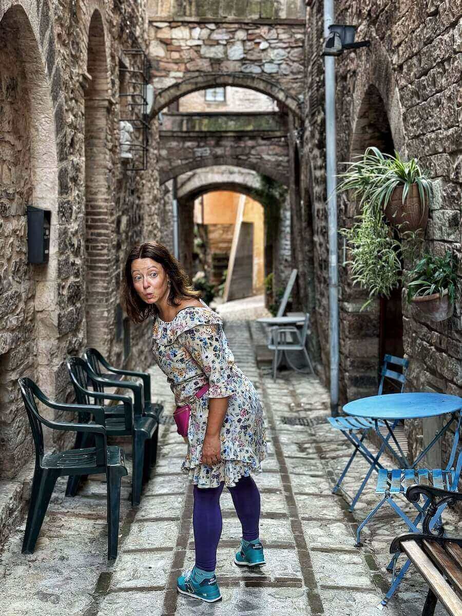 Poking around Spello Italy.