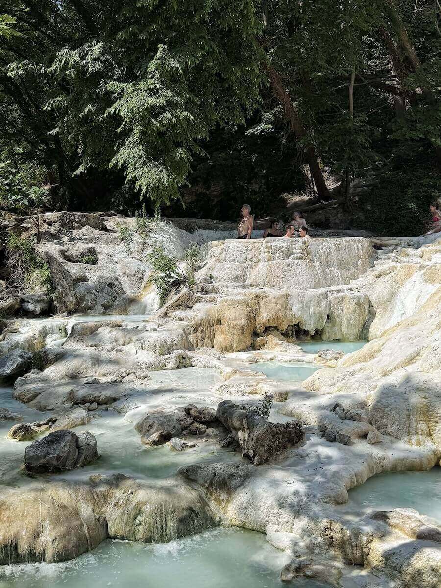 Bagni San Filippo thermal baths.