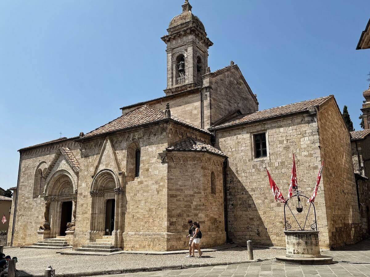 Historic center of San Quirico d'Orcia.