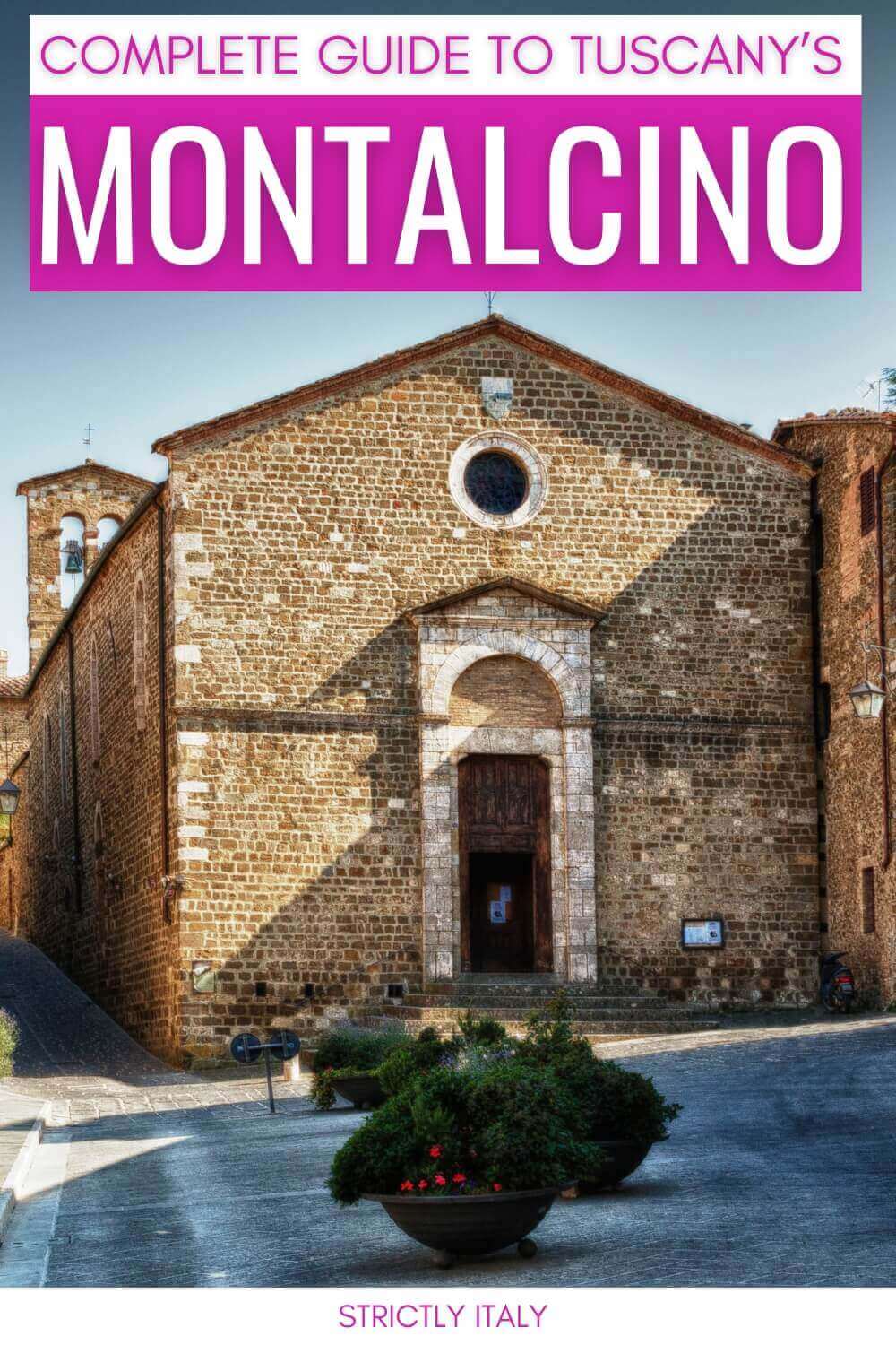Discover the best things to do in Montalcino Italy - via @strictlyitaly