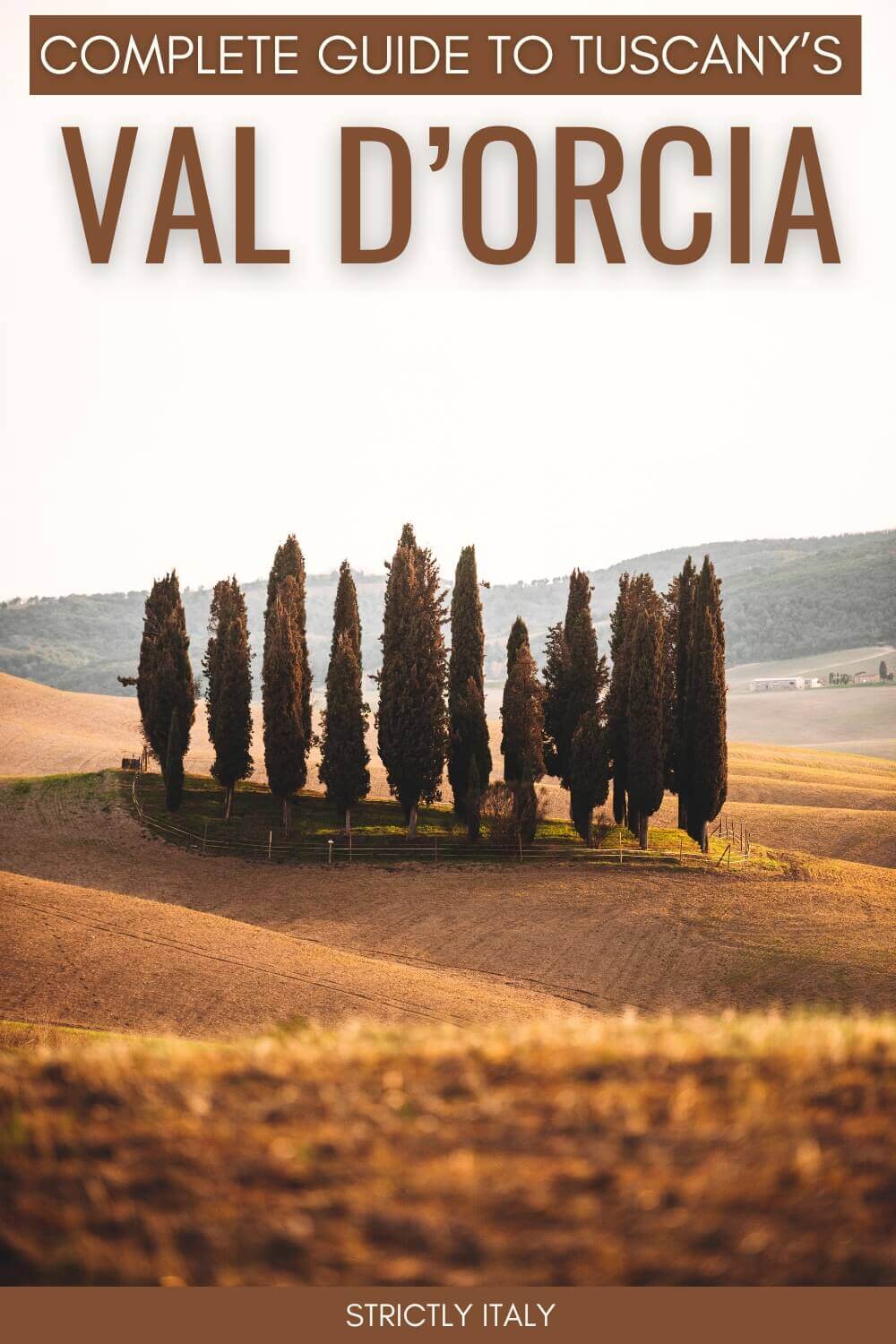 Here's a curated guide to Val d'Orcia Italy - via @strictlyitaly