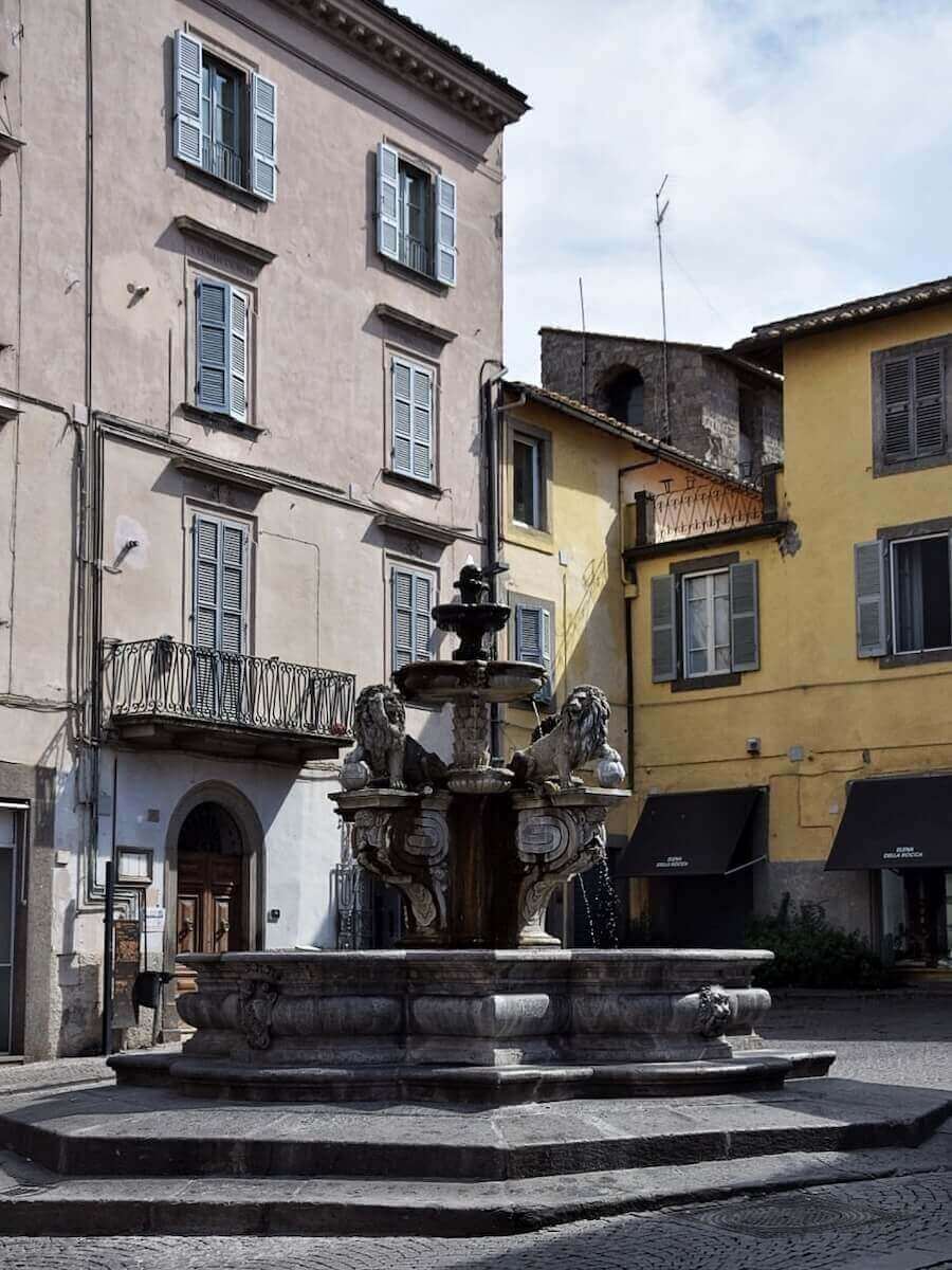 Piazza delle Erbe in Viterbo.