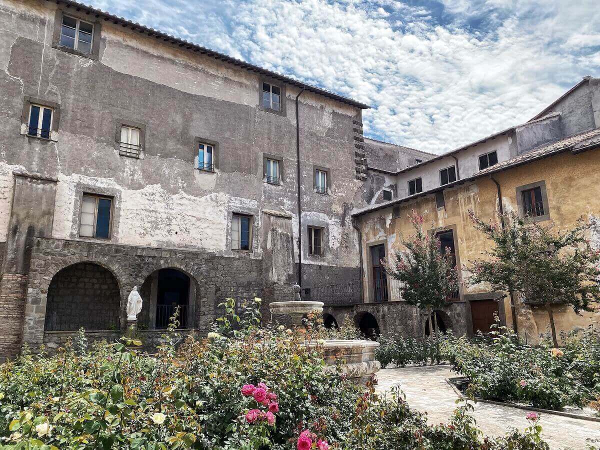 Santa Rosa house and garden in Viterbo.