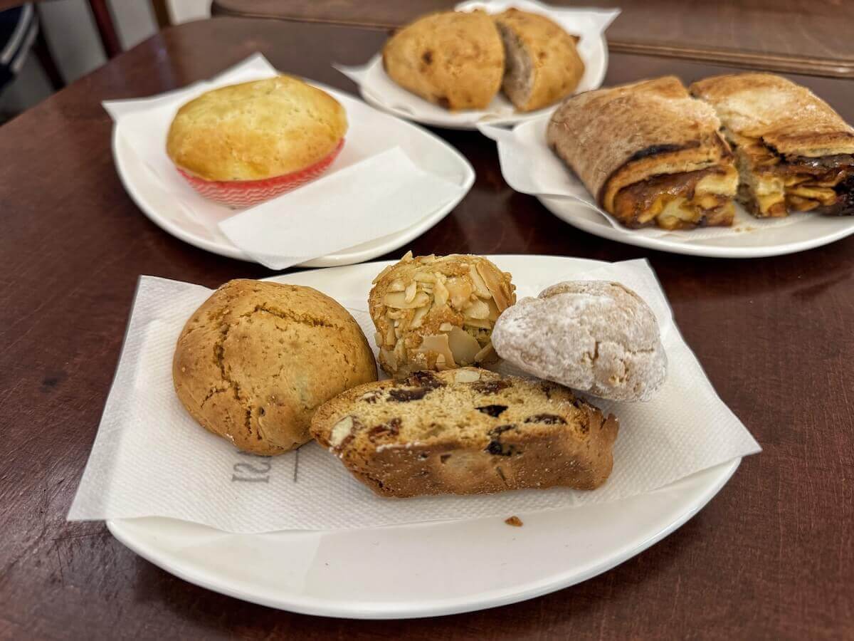 Breakfast we had in Assisi.