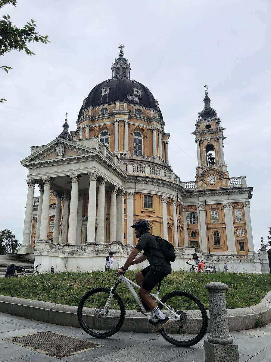 Exterior of the Basilica di Superga near Turin.